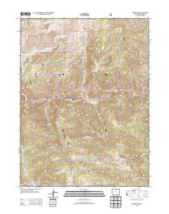 Poudre Park 2013 topographic map thumbnail