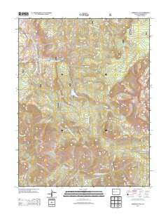 Minnesota Pass 2013 topographic map thumbnail
