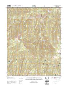 Sargents Mesa 2013 topographic map thumbnail