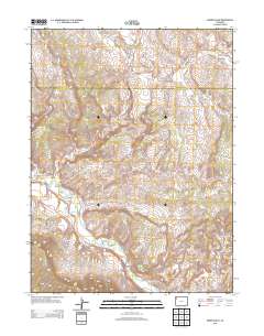 Smizer Gulch 2013 topographic map thumbnail