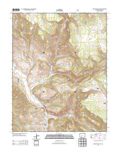 Wagon Wheel Gap 2013 topographic map thumbnail