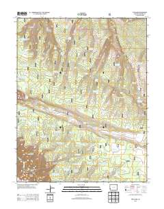The Glade 2013 topographic map thumbnail