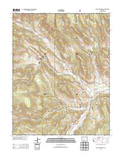 South Fork West 2013 topographic map thumbnail