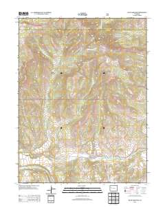 South Mamm Peak 2013 topographic map thumbnail