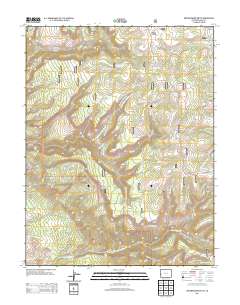 Uncompahgre Butte 2013 topographic map thumbnail
