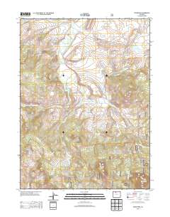 Spicer Peak 2013 topographic map thumbnail