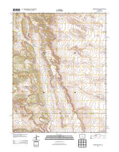 Timber Mountain 2013 topographic map thumbnail