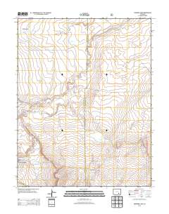 Snowden Lake 2013 topographic map thumbnail