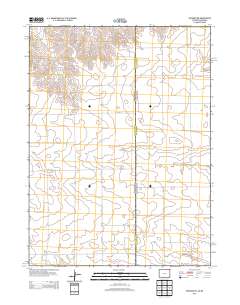 Venango NE 2013 topographic map thumbnail