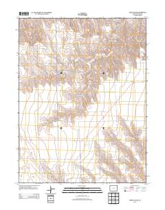 Spring Canyon 2013 topographic map thumbnail