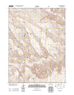 Raymer NE 2013 topographic map thumbnail