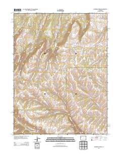 Razorback Ridge 2013 topographic map thumbnail