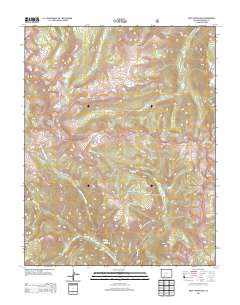South River Peak 2013 topographic map thumbnail