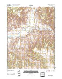Twelvemile Mesa 2013 topographic map thumbnail