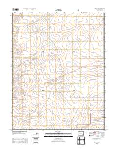 Timpas NW 2013 topographic map thumbnail