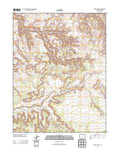 Sieber Canyon 2013 topographic map thumbnail
