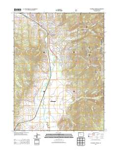 Steamboat Springs 2013 topographic map thumbnail