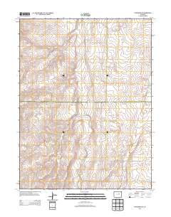 Strasburg SW 2013 topographic map thumbnail