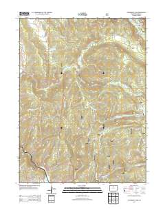 Strawberry Lake 2013 topographic map thumbnail
