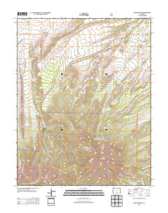 Spanish Peaks 2013 topographic map thumbnail