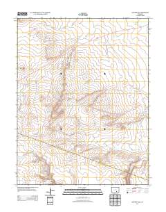 Sanford Hills 2013 topographic map thumbnail