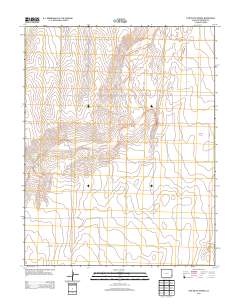 Two Butte Springs 2013 topographic map thumbnail