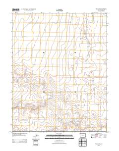 Two Buttes 2013 topographic map thumbnail