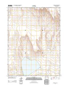 Sunken Lake 2013 topographic map thumbnail