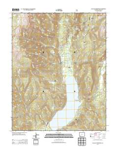 Vallecito Reservoir 2013 topographic map thumbnail