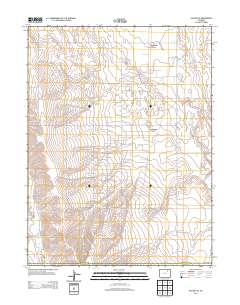 Vallery SE 2013 topographic map thumbnail