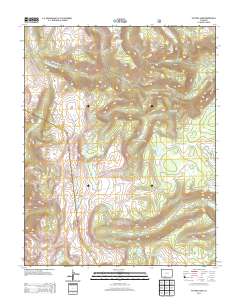 Victoria Lake 2013 topographic map thumbnail