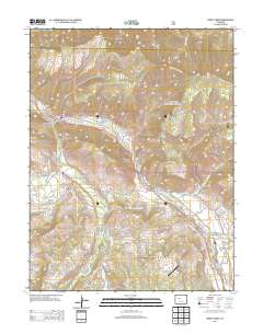 Woody Creek 2013 topographic map thumbnail