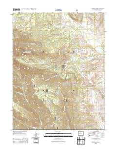 Squirrel Creek 2013 topographic map thumbnail