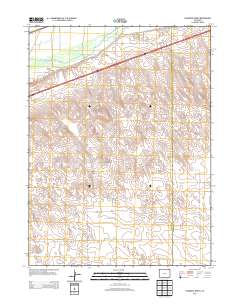 Tamarack Ranch 2013 topographic map thumbnail