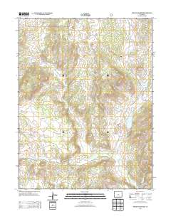 Wrights Reservoir 2013 topographic map thumbnail