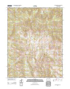 Waugh Mountain 2013 topographic map thumbnail