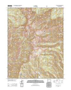 West Elk Peak 2013 topographic map thumbnail