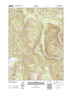 West Fork Lake 2013 topographic map thumbnail