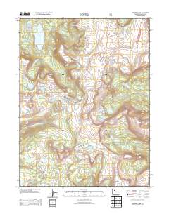 Trappers Lake 2013 topographic map thumbnail