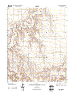Turkey Canyon 2013 topographic map thumbnail