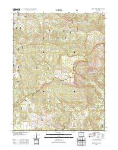 Spruce Mountain 2013 topographic map thumbnail