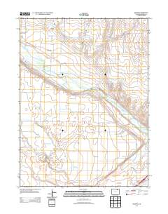Weldona 2013 topographic map thumbnail