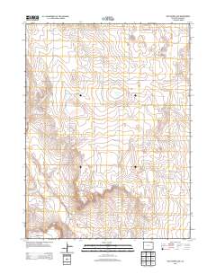 Wild Horse Lake 2013 topographic map thumbnail