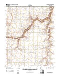 Purgatoire Canyon 2013 topographic map thumbnail