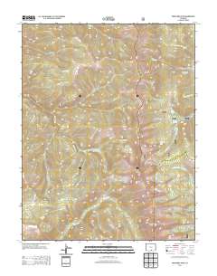 Trinchera Peak 2013 topographic map thumbnail