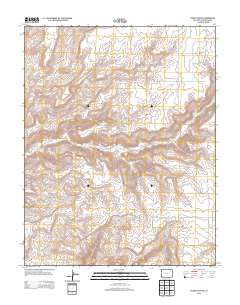 Woods Canyon 2013 topographic map thumbnail
