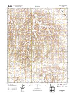 Walker Canyon 2013 topographic map thumbnail