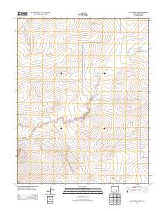 Yellowbank Creek 2013 topographic map thumbnail