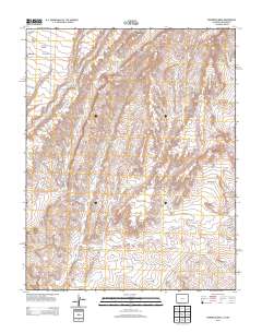 Pinkerton Mesa 2013 topographic map thumbnail