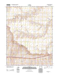 Genoa West 2013 topographic map thumbnail